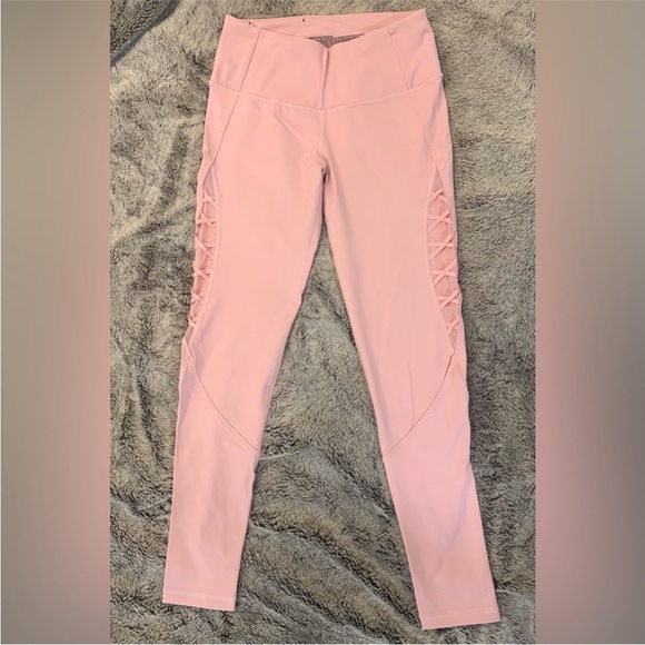 Victoria’s Secret VSX Sport Ballet Pink Knockout Leggings Tights - Size S - Picture 3 of 6